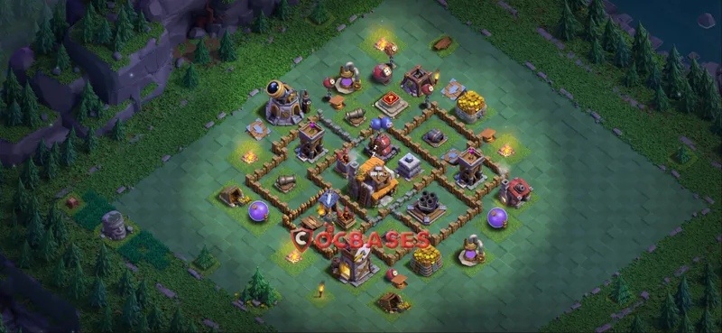 Builder Hall 5 Base -trophy – Layout id: vpp8s base layout