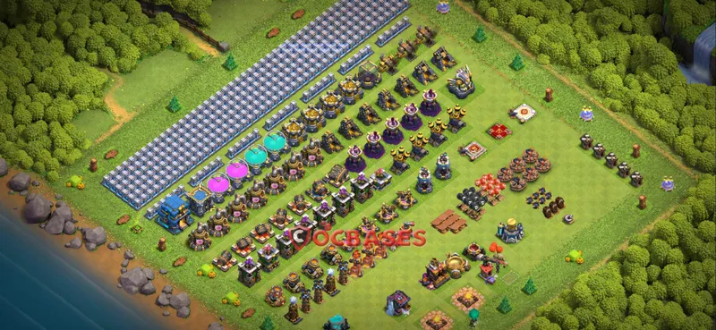 Town Hall 12 Base – Layout id: naace base layout