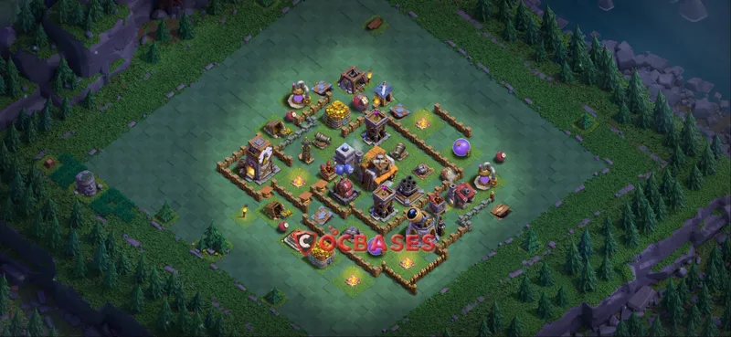 Builder Hall 5 Base -trophy – Layout id: o1f7w base layout