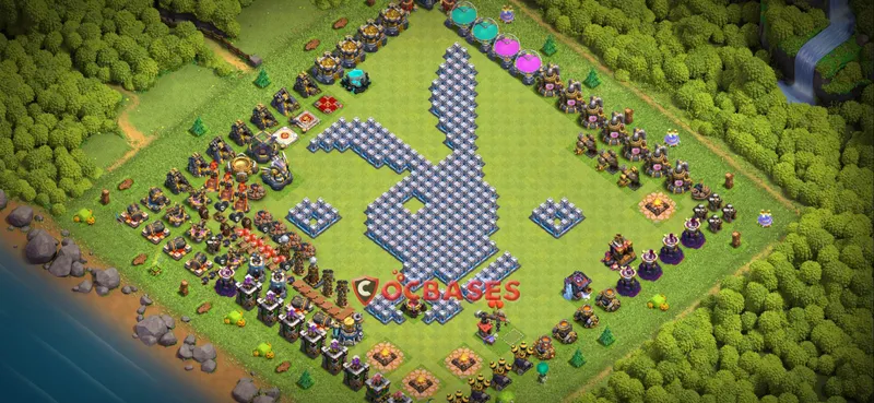 Town Hall 12 Base – Layout id: w71is base layout