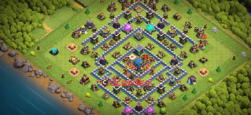 Town Hall 12 Base – Layout id: lyadp base layout