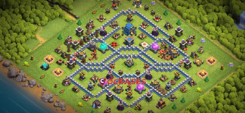 Town Hall 12 Base – Layout id: nyi43 base layout