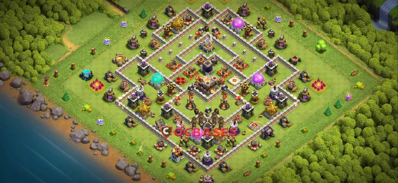 Town Hall 11 Base – Layout id: lepvc base layout