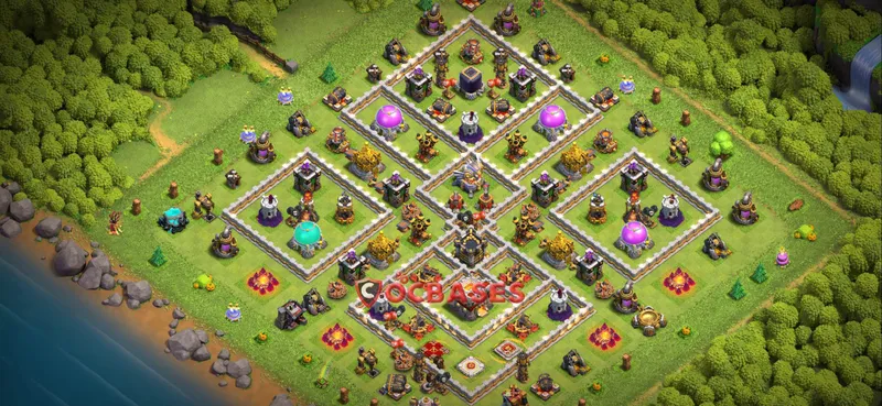 Town Hall 11 Base – Layout id: dzwxc base layout