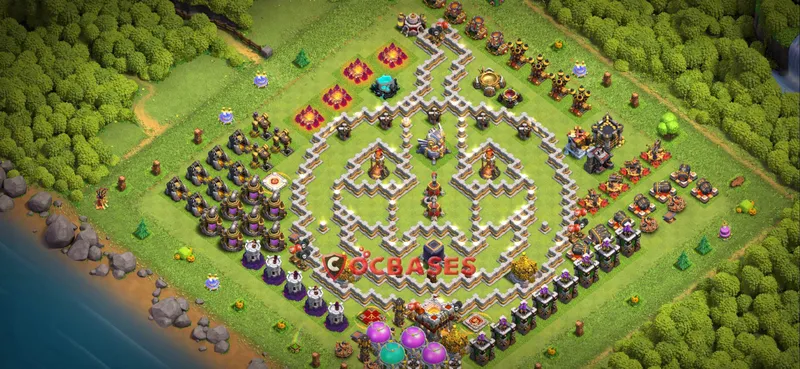 Town Hall 11 Base – Layout id: n2ucy base layout