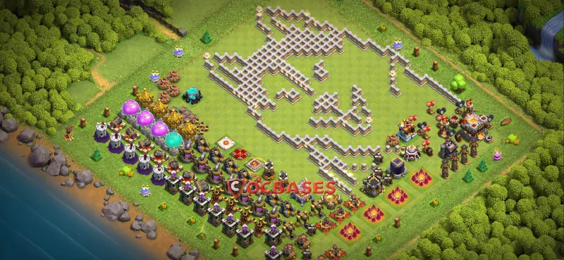 Town Hall 11 Base – Layout id: s4vpg base layout