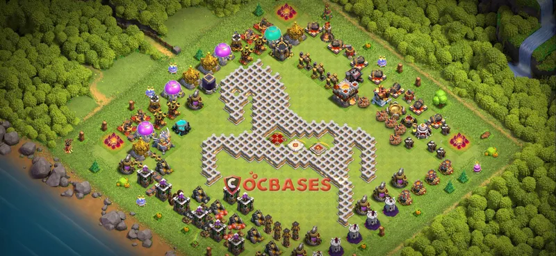 Town Hall 11 Base – Layout id: a5mc7 base layout