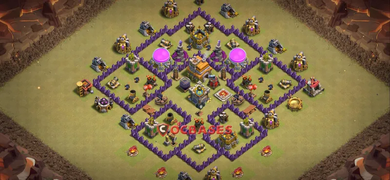 Town Hall 7 Base – Layout id: qziyd base layout