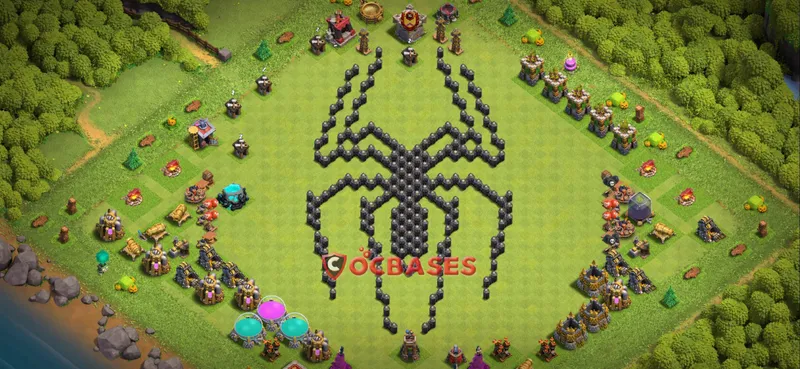 Town Hall 8 Base – Layout id: k1ixo base layout