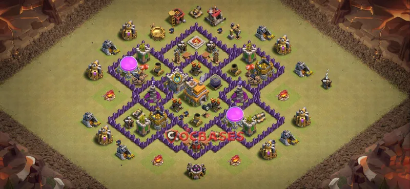 Town Hall 7 Base – Layout id: hdas0 base layout