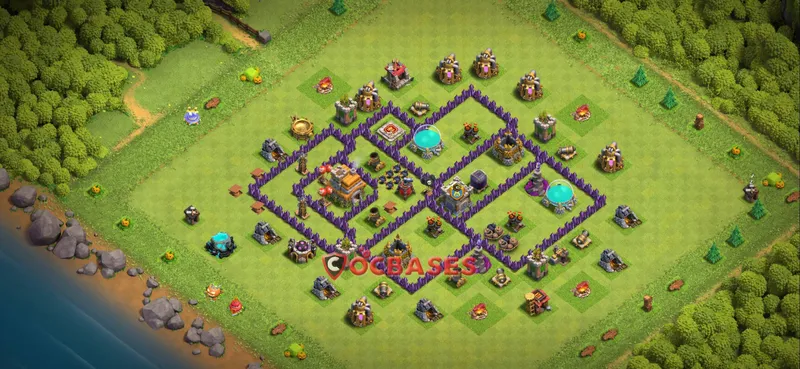 Town Hall 7 Base – Layout id: hsvts base layout