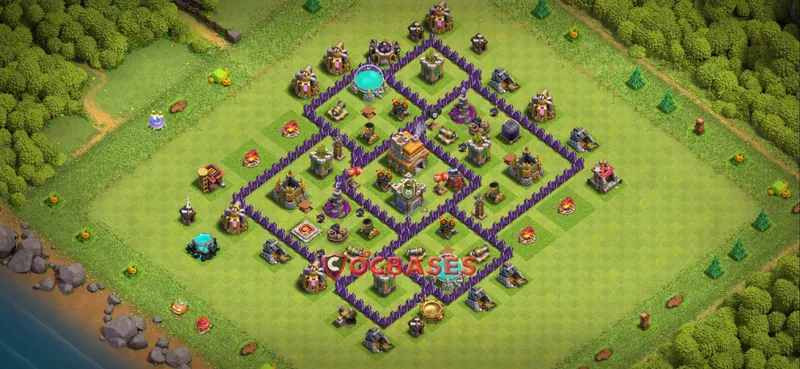 Town Hall 7 Base – Layout id: wpax8 base layout