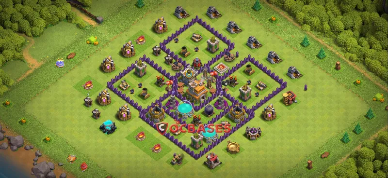 Town Hall 7 Base – Layout id: vzvx8 base layout