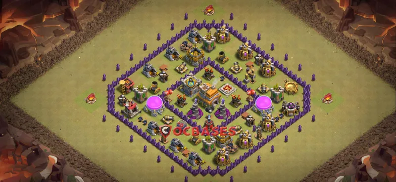 Town Hall 7 Base – Layout id: do0i1 base layout