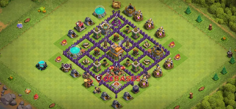 Town Hall 7 Base – Layout id: yyuf6 base layout