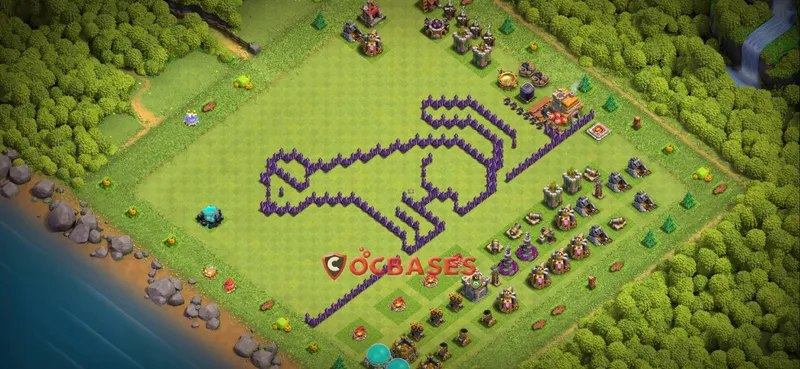 Town Hall 7 Base – Layout id: xnid2 base layout