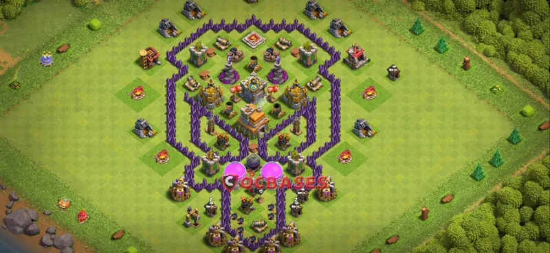 Town Hall 7 Base – Layout id: 300nc base layout