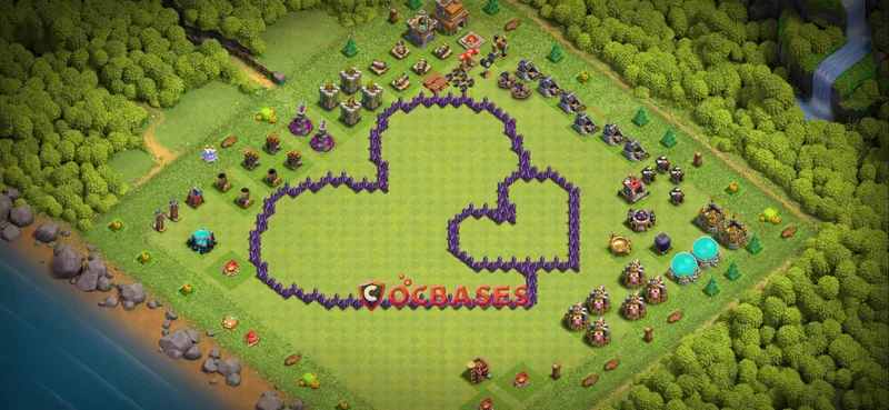 Town Hall 7 Base – Layout id: 19mxz base layout