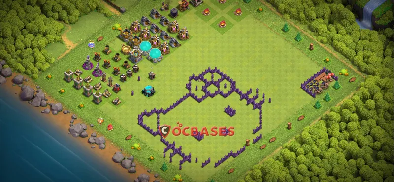 Town Hall 7 Base – Layout id: 0b6ks base layout