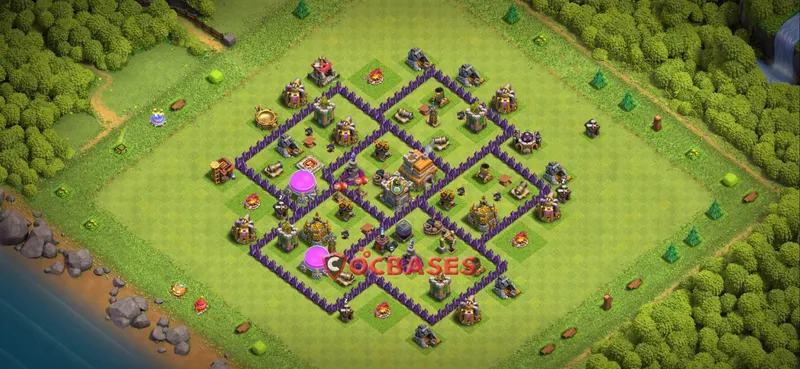 Town Hall 7 Base – Layout id: skpr8 base layout
