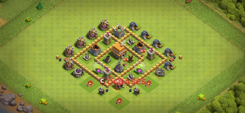 Town Hall 5 Base – Layout id: utx6a base layout