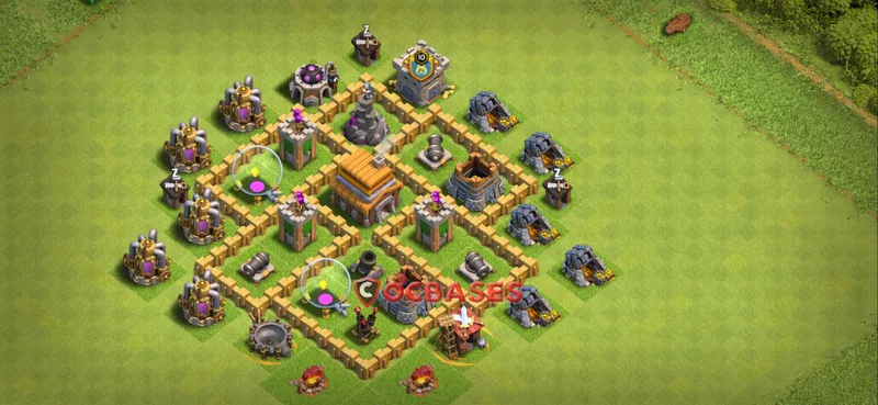 Town Hall 5 Base – Layout id: 52owg base layout