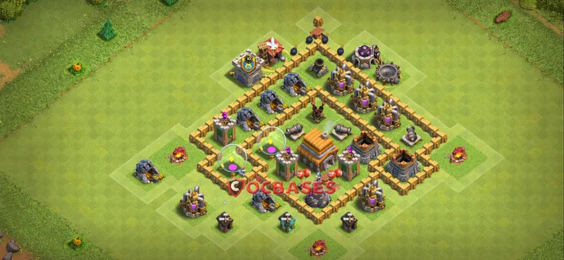 Town Hall 5 Base – Layout id: hcdlk base layout