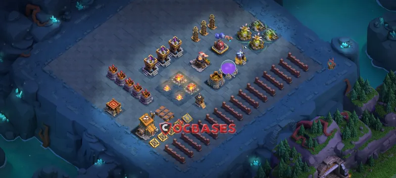 Builder Hall 10 Base -progress base – Layout id: hh0ep base layout, image 2