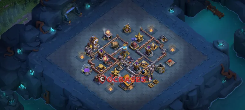 Builder Hall 10 Base -trophy – Layout id: jtunz base layout, image 2