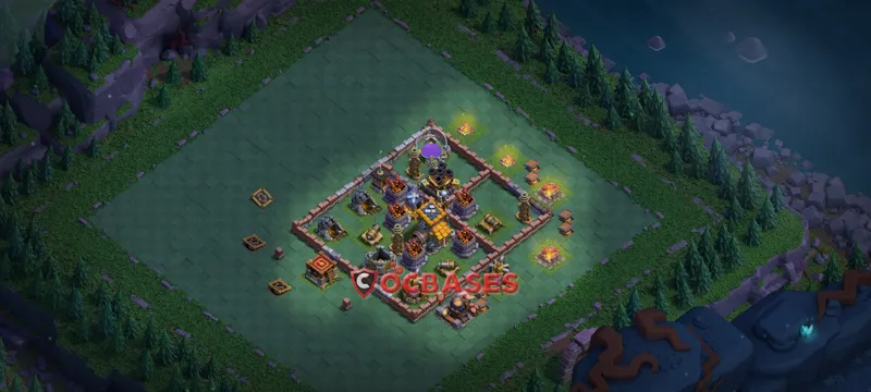 Builder Hall 10 Base -trophy – Layout id: jtunz base layout, image 1
