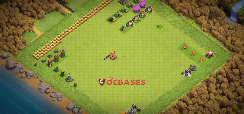 Town Hall 5 Base – Layout id: 4qfjl base layout