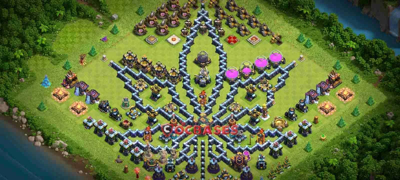Town Hall 13 Base – Layout id: h7orz base layout