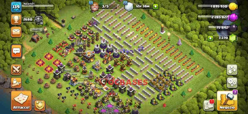 Town Hall 11 Base – Layout id: 0bkqd base layout