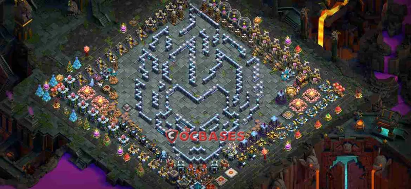 Town Hall 13 Base – Layout id: lsp44 base layout