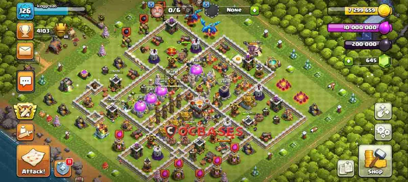Town Hall 11 Base – Layout id: l5290 base layout