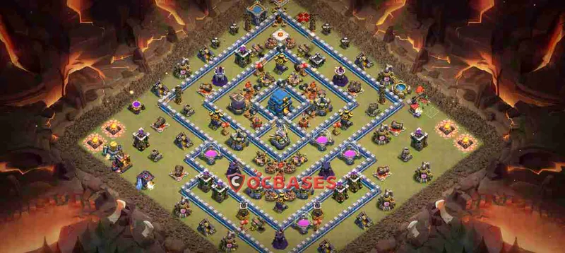 Town Hall 12 Base – Layout id: cn24p base layout