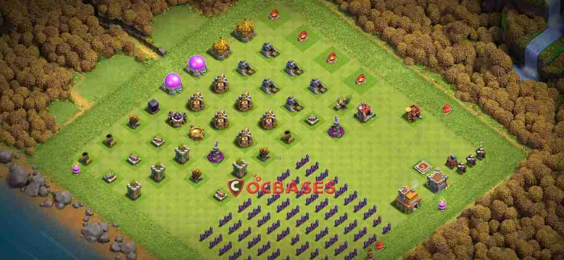 Town Hall 7 Base – Layout id: s7ne0 base layout