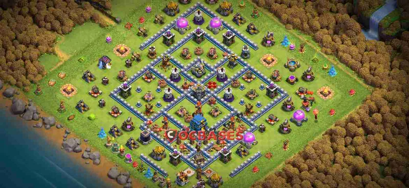 Town Hall 12 Base – Layout id: 8uia5 base layout