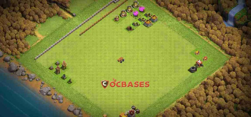 Town Hall 4 Base – Layout id: 471u3 base layout
