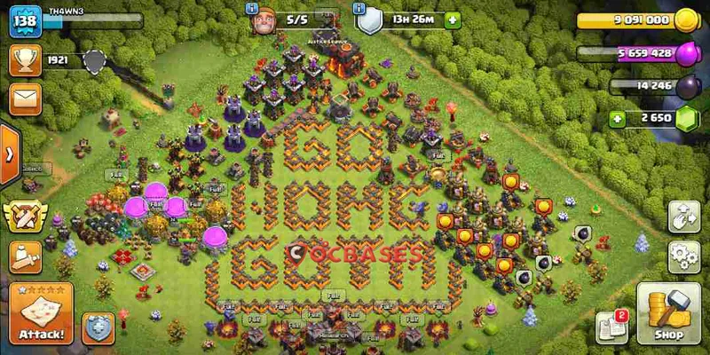 Town Hall 10 Base – Layout id: 5fj0q base layout