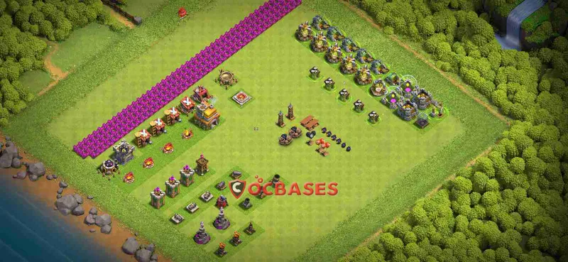 Town Hall 7 Base – Layout id: 6tlhc base layout