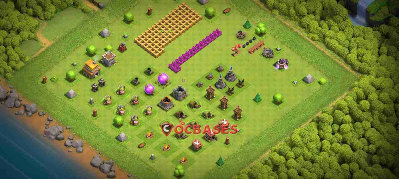 Town Hall 6 Base – Layout id: mepcn base layout