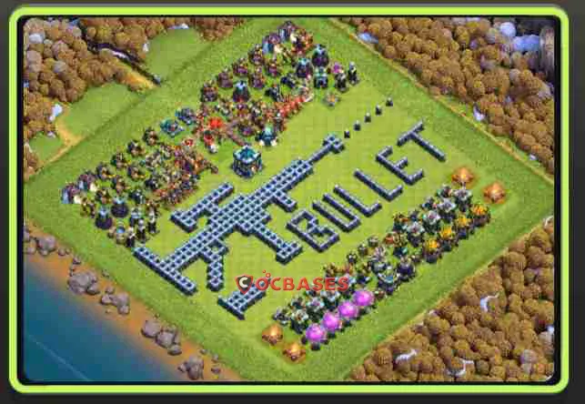 Town Hall 13 Base – Layout id: 14yjv base layout