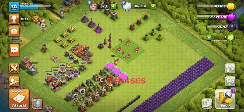 Town Hall 8 Base – Layout id: j4xv8 base layout